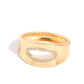 Raised in Radiance - Gold - Paparazzi Bracelet Image
