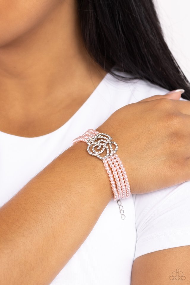 Regal Rose - Pink - Paparazzi Bracelet Image