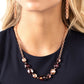 Emphatic Edge - Copper - Paparazzi Necklace Image