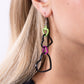 Cascading Crush - Black - Paparazzi Earring Image