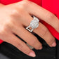 Polished Pageant - White - Paparazzi Ring Image