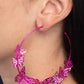 Shimmery Swarm - Pink - Paparazzi Earring Image