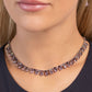 Ritzy Rhinestones - Purple - Paparazzi Necklace Image