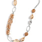 Easygoing Elegance - Brown - Paparazzi Necklace Image