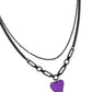Carefree Confidence - Purple - Paparazzi Necklace Image