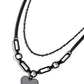 Carefree Confidence - Silver - Paparazzi Necklace Image