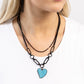 Carefree Confidence - Blue - Paparazzi Necklace Image