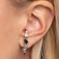 Trendy Twists - Black - Paparazzi Earring Image