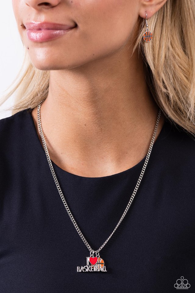 Making Buckets - Orange - Paparazzi Necklace Image