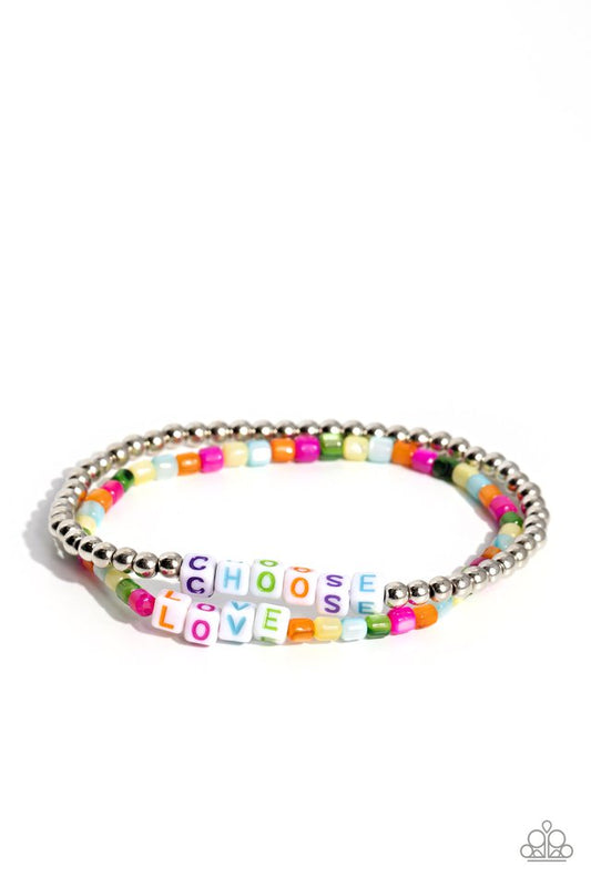 Chasing Love - Multi - Paparazzi Bracelet Image