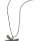 Dragonfly Dance - Silver - Paparazzi Necklace Image