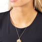Turn of PRAISE - Gold - Paparazzi Necklace Image