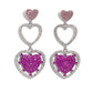 Couples Celebration - Pink - Paparazzi Earring Image