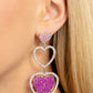 Couples Celebration - Pink - Paparazzi Earring Image