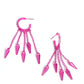 Piquant Punk - Pink - Paparazzi Earring Image