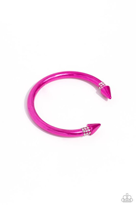 Punky Plot Twist - Pink - Paparazzi Bracelet Image
