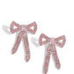 Just BOW With It - Pink - Paparazzi Earring Image