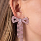 Just BOW With It - Pink - Paparazzi Earring Image