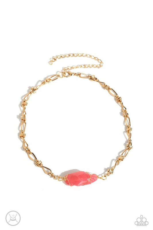 Cavern Class - Pink - Paparazzi Necklace Image