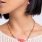 Cavern Class - Pink - Paparazzi Necklace Image