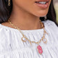 Geode Glam - Pink - Paparazzi Necklace Image