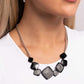 Twinkling Tables - Black - Paparazzi Necklace Image