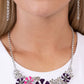 Blooming Practice - Purple - Paparazzi Necklace Image