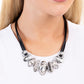 Sliding Splendor - Black - Paparazzi Necklace Image