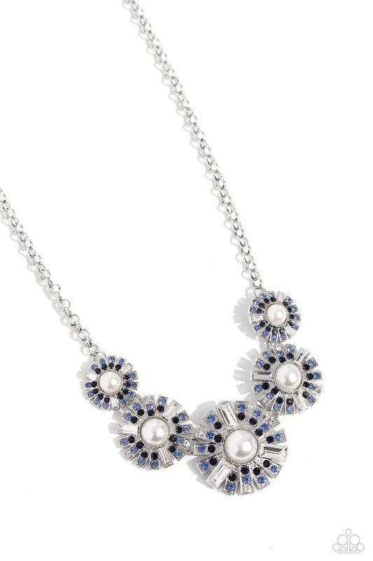 Gatsby Gallery - Blue - Paparazzi Necklace Image