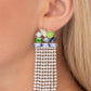 Horizontal Hallmark - Blue - Paparazzi Earring Image