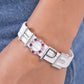 Hopeful Haute - White - Paparazzi Bracelet Image