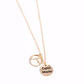 Expect Miracles - Gold - Paparazzi Necklace Image