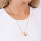 Expect Miracles - Gold - Paparazzi Necklace Image