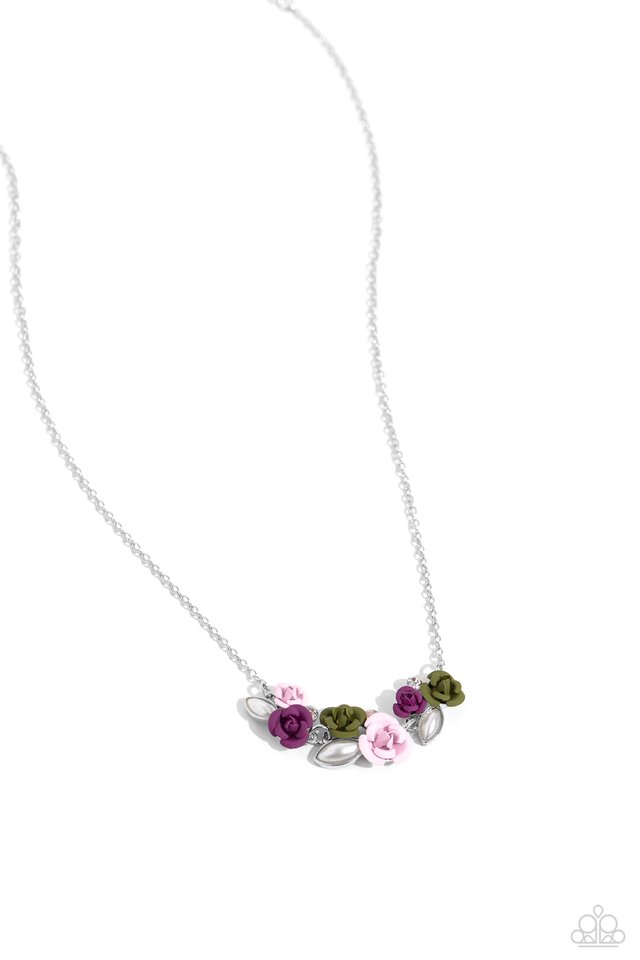 Al-ROSE Ready - Multi - Paparazzi Necklace Image