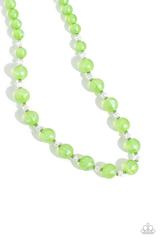 Timelessly Tantalizing - Green - Paparazzi Necklace Image