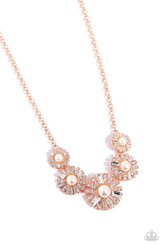 Gatsby Gallery - Copper - Paparazzi Necklace Image