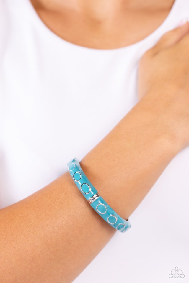 Delightful Diversion - Blue - Paparazzi Bracelet Image