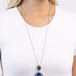 Castle Cadenza - Blue - Paparazzi Necklace Image