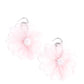 Cosmopolitan Chiffon - Pink - Paparazzi Earring Image