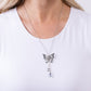 Enchanted Wings - Silver - Paparazzi Necklace Image