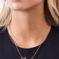 Cheer Squad - Gold - Paparazzi Necklace Image