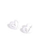 Glimmering Love - White - Paparazzi Earring Image