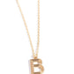 Leave Your Initials - Gold - B - Paparazzi Necklace Image