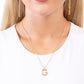 Leave Your Initials - Gold - G - Paparazzi Necklace Image