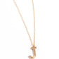 Leave Your Initials - Gold - J - Paparazzi Necklace Image