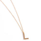 Leave Your Initials - Gold - L - Paparazzi Necklace Image