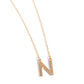 Leave Your Initials - Gold - N - Paparazzi Necklace Image