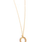 Leave Your Initials - Gold - O - Paparazzi Necklace Image