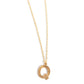 Leave Your Initials - Gold - Q - Paparazzi Necklace Image