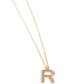 Leave Your Initials - Gold - R - Paparazzi Necklace Image